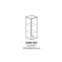 Шкаф верхний высокий Тиффани 300