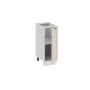 Шкаф напольный с одной дверью Лина-1Н3 Белый/Крем
