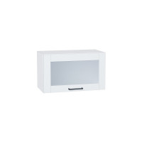 Шкаф верхний горизонтальный остекленный Флэт Плюс White In 2S, 358х600х318