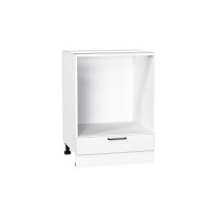 Шкаф нижний под духовку Флэт White In 2S, 816х600х476