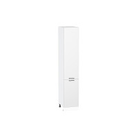 Шкаф пенал с 2-мя дверцами Флэт White In 2S, 2132х400х574