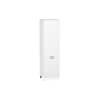 Шкаф пенал с 2-мя дверцами Флэт White In 2S, 2132х600х574