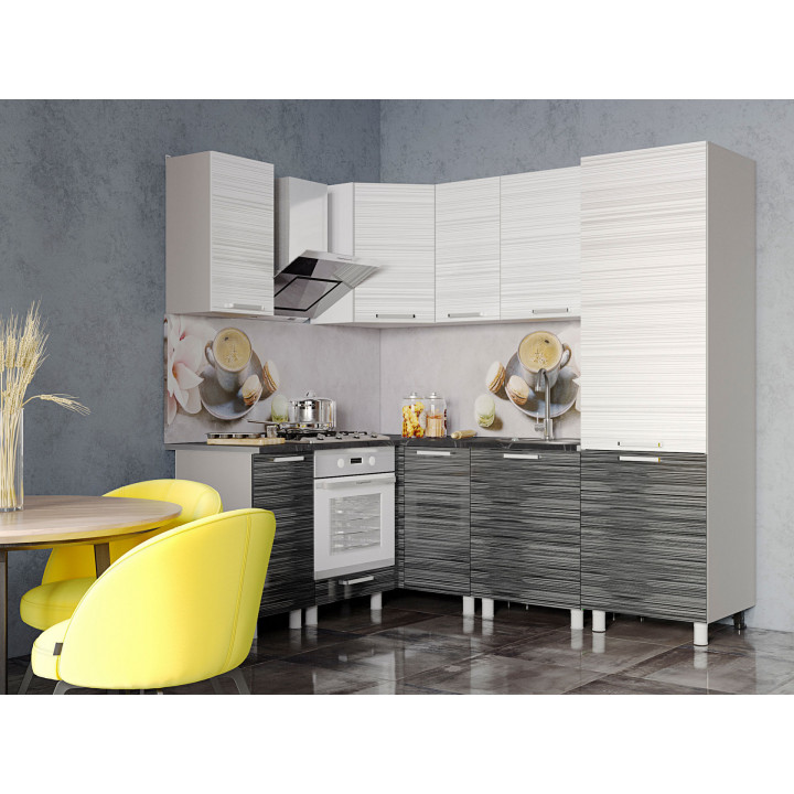 Угловой кухонный гарнитур Титан 160х220
