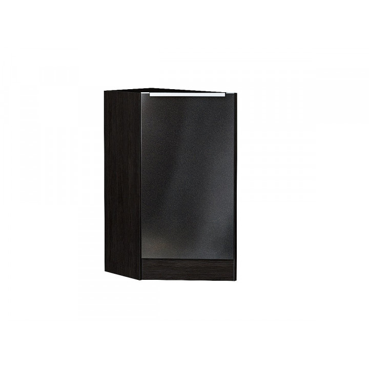 Шкаф нижний торцевой Фьюжн Anthracite/Венге 816х296х554