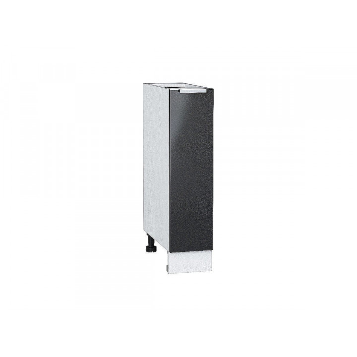 Шкаф нижний бутылочница Фьюжн Anthracite/Белый 816х200х480