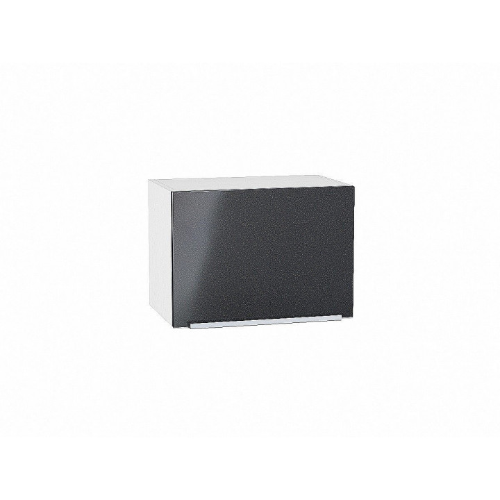 Шкаф верхний горизонтальный Фьюжн Anthracite/Белый 358х500х320